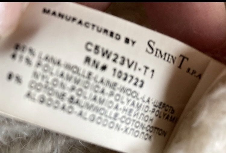 Armani Jeans - Vestǎ din lânǎ groasǎ cu guler înalt - Stare excelentǎ