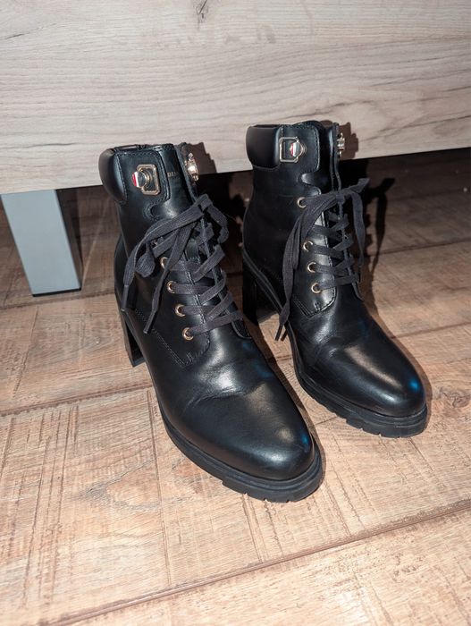 Ghete piele Tommy Hilfiger