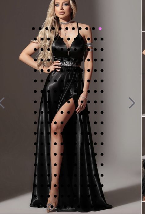 Официлна дълга рокля с подарък колан Loretti / Лорети