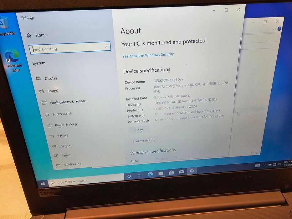Laptop Lenovo V130-14IKB - Core i5-7200U, 8GB RAM, 256GB NVMe SSD