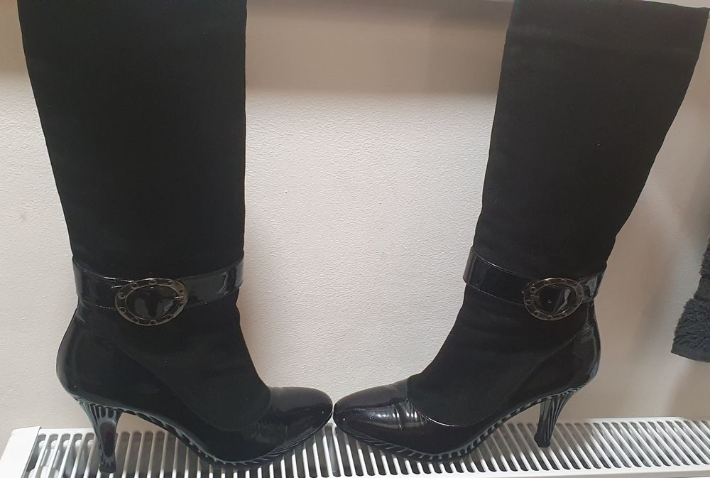 Cizme piele intoarsa mărimea 38