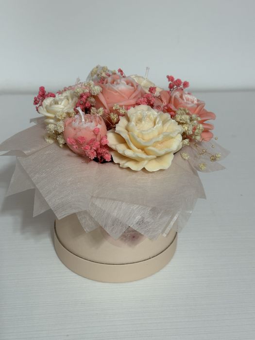 Букети от ароматни соеви свещи