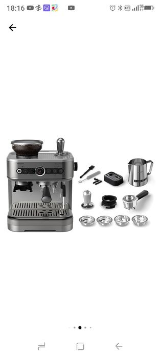 Еспресо машина Philips Barista Brew PSA3218/01, Полуавтоматична с