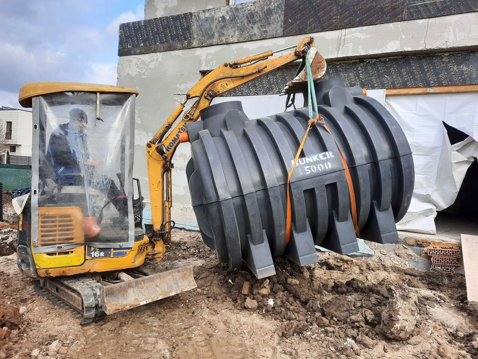 Fosa septica bunker cu montaj Bucuresti-Ilfov