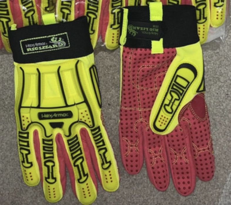 Manuși de protecție si impact HexArmor Riglizard
