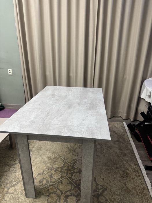 Стол новый серый 120х80