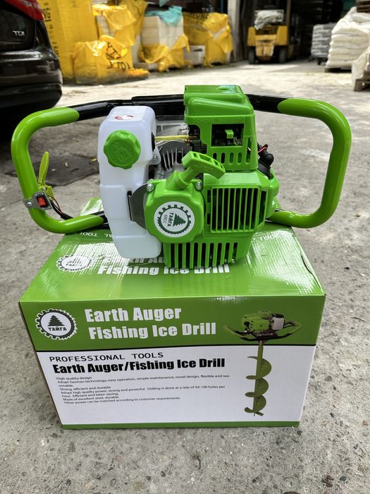 Бензинов Свредел ТАЙГА 52cc + Свредло 150мм.