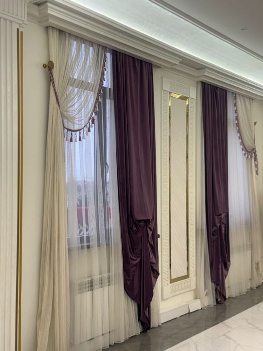 Шторы тюль.      бу