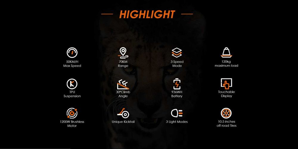 Електрически скутер/тротинетка KuKirin G3 1200W 18AH