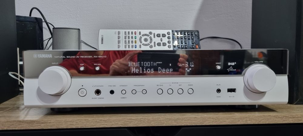 Receiver Yamaha RX S601D, bluetooth, usb, wifi, musiccast, hdmi, dab+