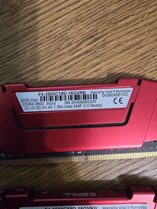 Оперативная память DDR4 8x2 16gb