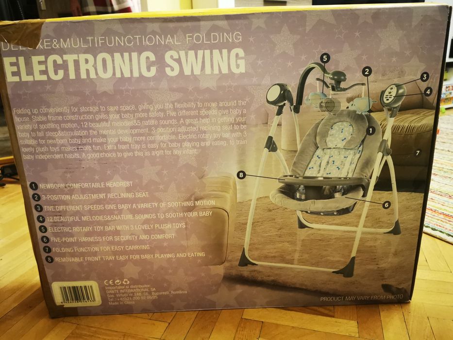 Leagan bebelusi electronic