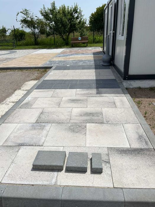 Павета Сити топ комби формат, цвят: сив - #Земелрок