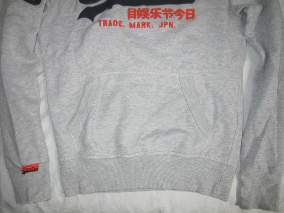 Hanorac SuperDry, mas. S-M, 100%Bumbac, gluga, stare f. buna