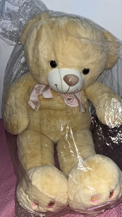 Плюшевая мишка/желто-золотистая