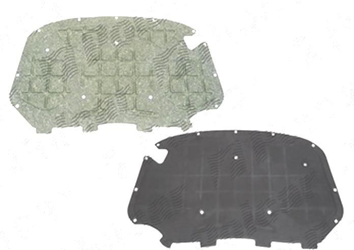Capitonaj izolatie capota motor Skoda Superb (3t), 06.2008-06.2013, fata, Material amortizare zgomot