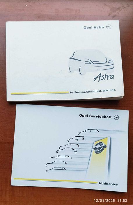 Manual Opel Astra G limba germana