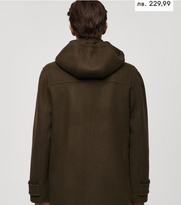 Вълнено палто Mango