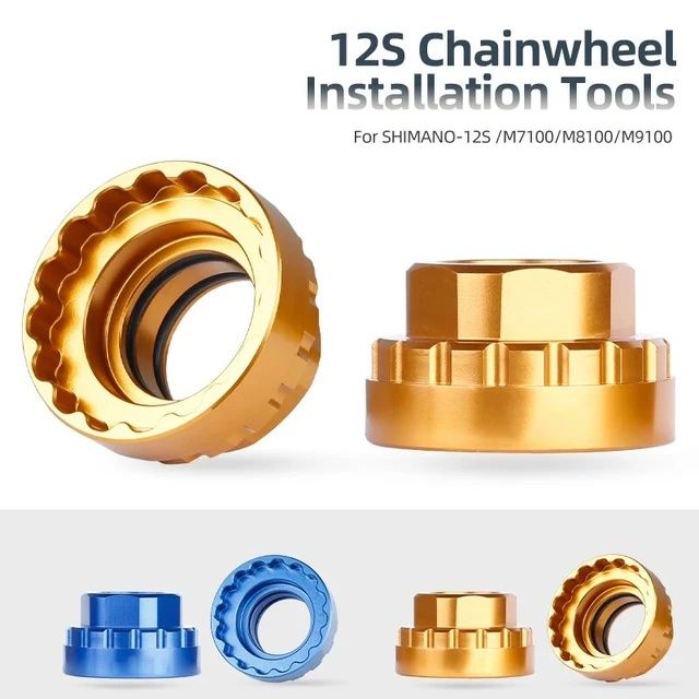 Cheie foaie angrenaj monobloc Shimano 12 viteze bicicleta M 71 81 9100