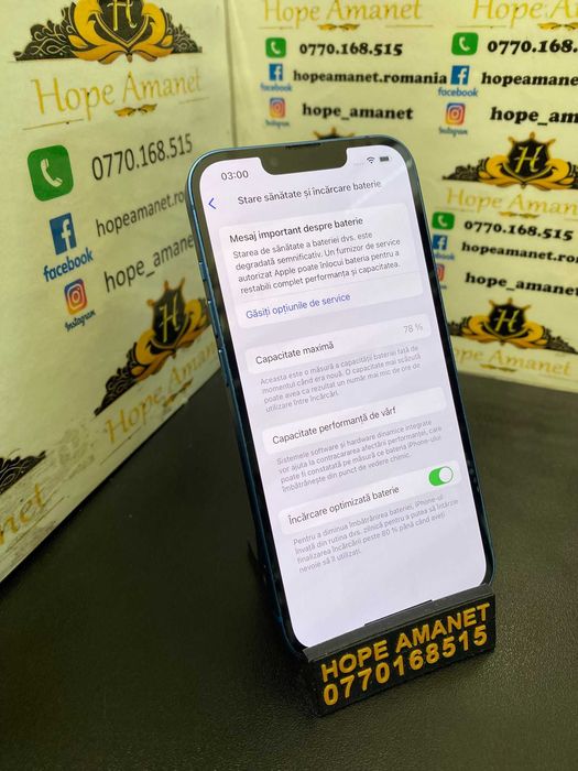 Hope Amanet P3 Iphone 13 / 128 gb / 78% baterie