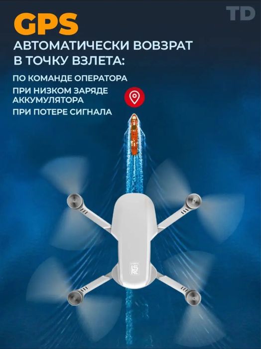 НОВЫЙ Профессиональный Дрон S6S Mini LSRC с GPS