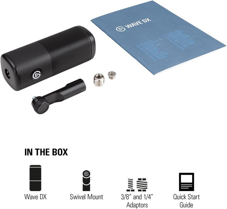 Microfon Elgato Wave DX, Dynamic Vocal,negru,sigilat