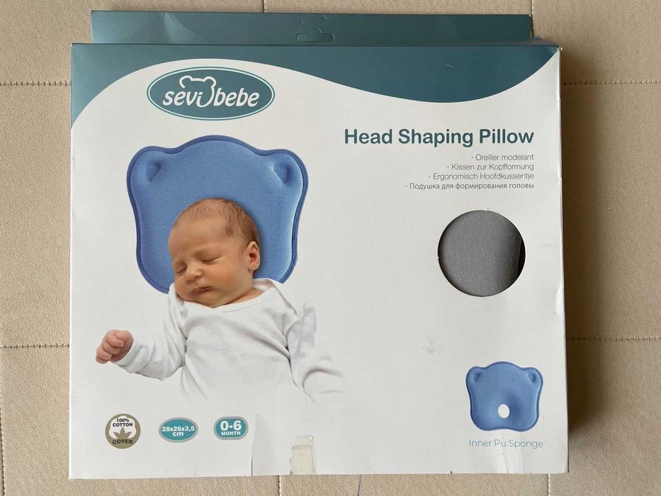 Възглавничка за спане на страни + Ергономична възглавница Мече