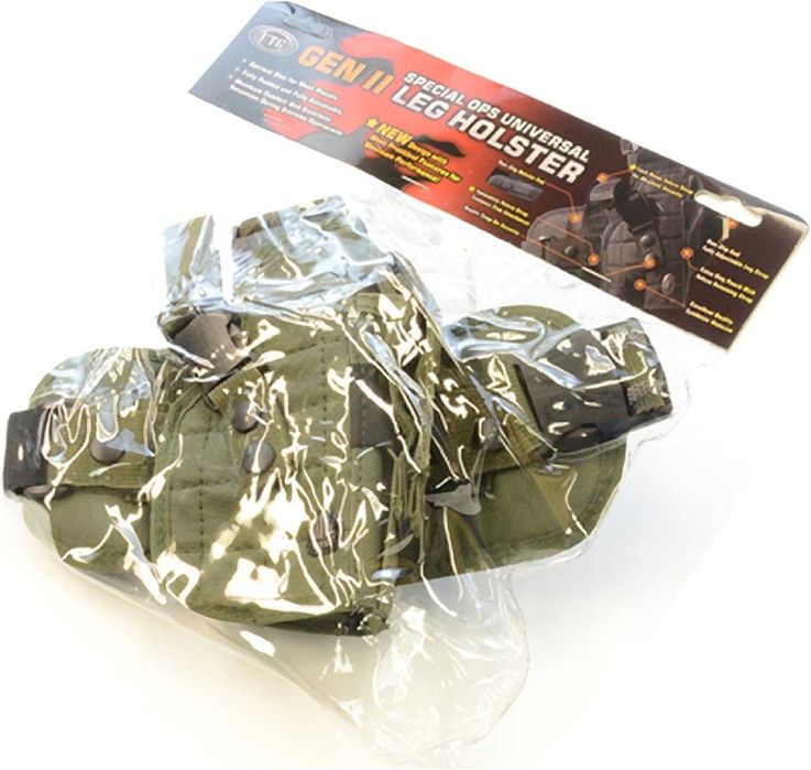 Тактически Кобур за бедро Leapers Utg Special Ops Tactical Черен и Зелен !