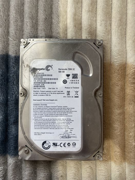 Жесткий Диск Seagate 500GB