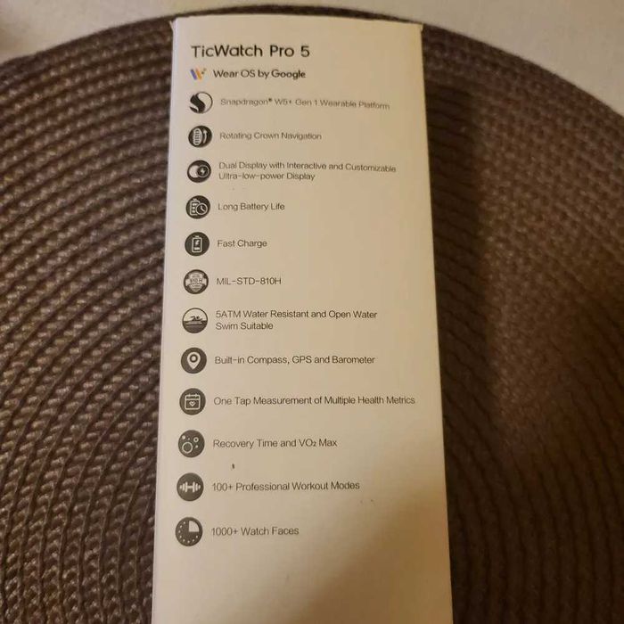 smartwatch ticwatch pro 5