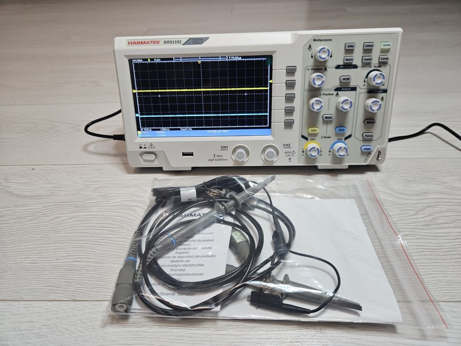 Osciloscop 2 canale 110MHZ  1GSa/s