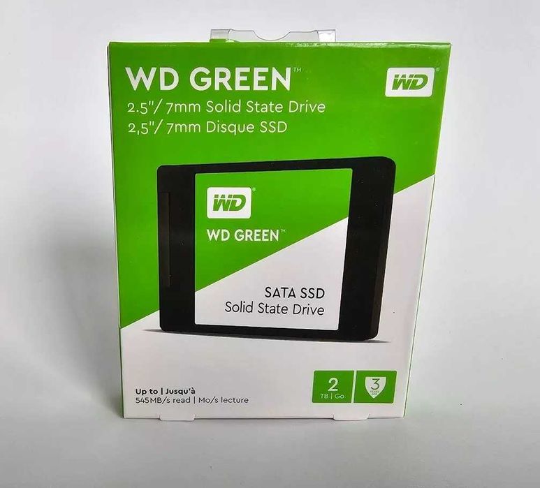 SSD 2TB WD Green sata 3, WD format 2.5 inch model WDS200T2G0A sigilat nou
