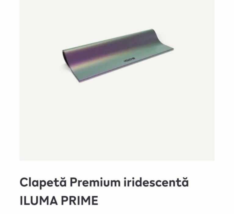 clapeta iqos iluma I prime iradiscenta
