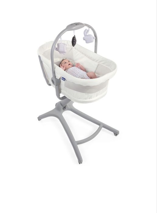 Кошара CHICCO Мултифункционално кошче 4в1 BABY HUG AIR WHITE SNOW