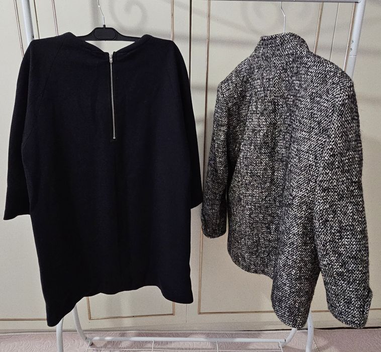 Рокля ba & sh Черна, синя, с животински принт