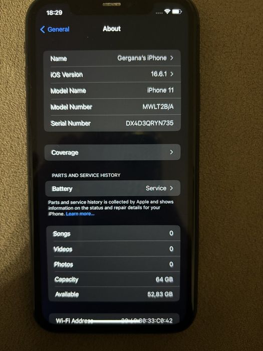 Iphone 11 64GB отлично състояние
