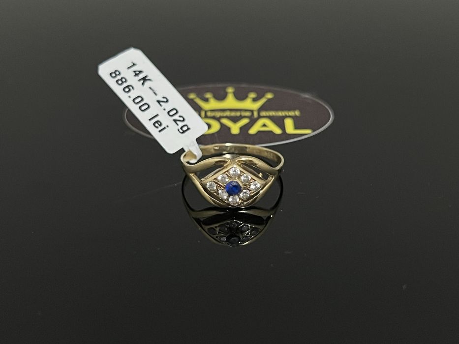 Bijuteria Royal CB : Inel dama aur 14k 585  2,02 gr