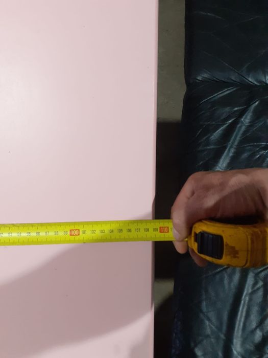 Masa birou, roz, lemn reglabila