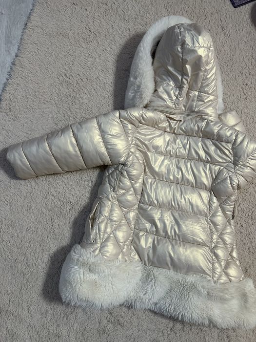 зимно пухено палто