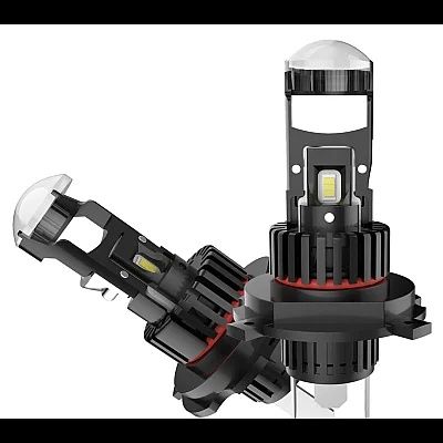 Becuri Led Canbus H4,H7,H8,H9,H11 Cu Lupa/Ventilator Mic 280W/28000LM