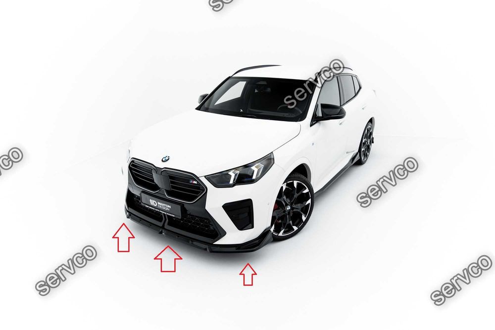 Prelungire splitter bara fata compatibil cu Bmw X2 U10 M35i 2023- v2 - Maxton Design