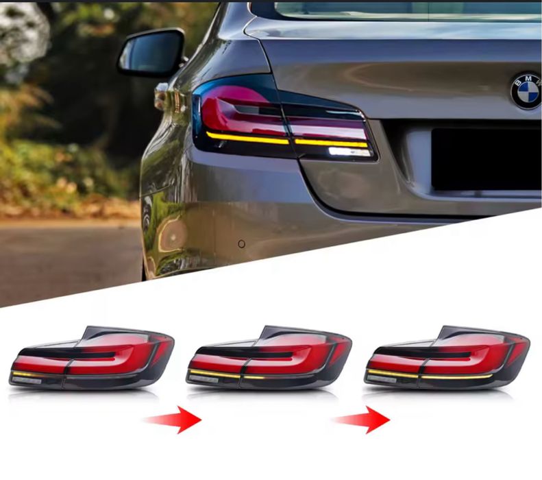 Set Stopuri Stop Triple Tripla Lampi Bmw Seria 5 F10 2010-16 Look G30