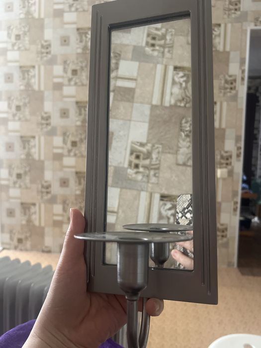 Подсвечник зеркальный