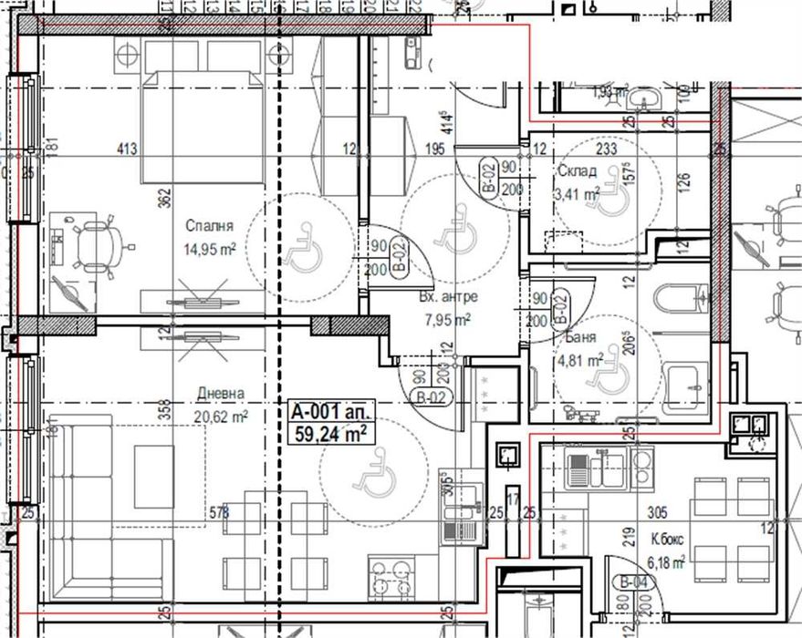 Продава се Двустаен апартамент в София, Младост 4 - 72 кв.м за 2055 €/кв.м - Снимка #6