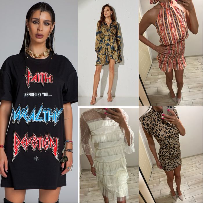 Блуза/корсет Miss Rosier, Philipp Plein, Рокля  BSB collection, Nikole Collection