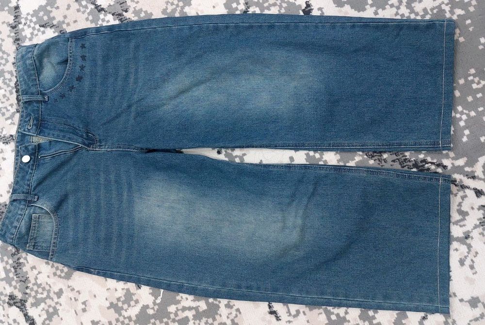 Синие baggy джинсы