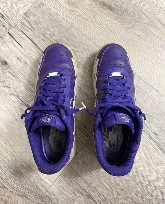 Nike Air Force 1 Low '07 QS Purple Skeleton Halloween (2021)