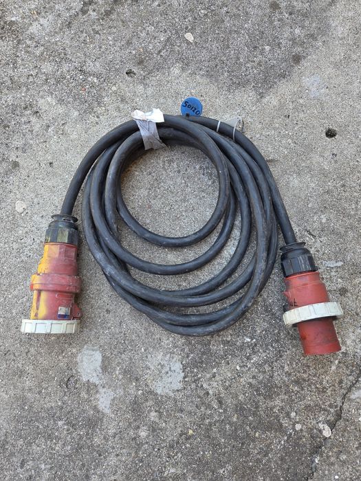Cablu Prelungitor Trifazat Profesional 63A IP67 – Lungime 7m (Bals)
