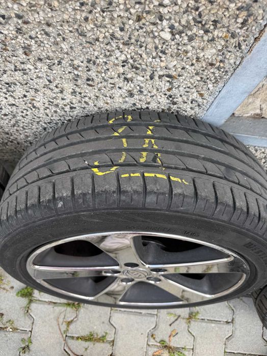 4бр Джанти ATP 17" 5x100 ET35 7J + гуми 225/50 R17 Golf 4 A3 Fabia