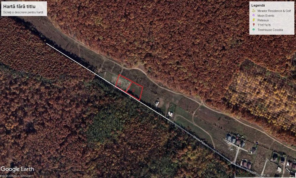 TERENURI INTRAVILANE DE VÂNZARE – Priseaca , Targoviste 48 €/MP